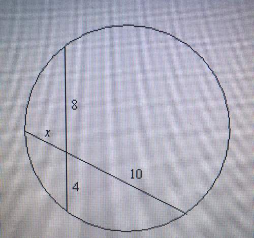 Find x. round to the nearest tenth if necessary.