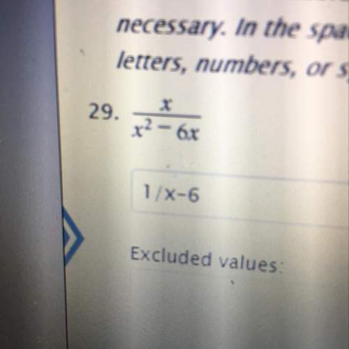 Ihave the simplified answer i just need the excluded value