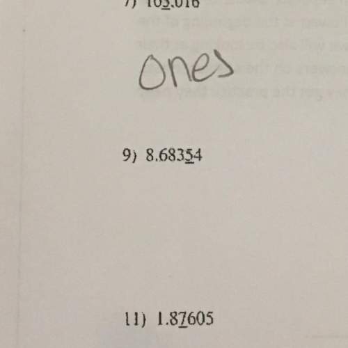 9) 8.68354 the 5 is underlined and i need to know the decimal place