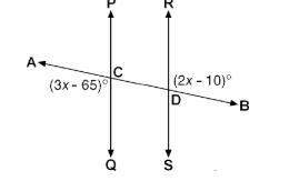 What is the value of x that makes pq←→||rs←→?
