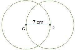 What is the sum of the areas of circle C and circle D? 7 units 14 tt units 49 T units 98 units Mark