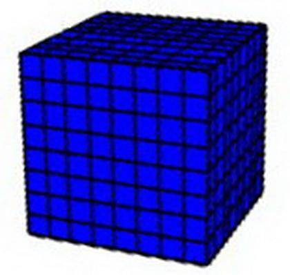 A cube with an edge of length s has a volume of 512 cubic feet. How many feet long is s?