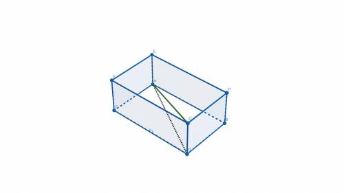 What is the measurement of the longest line segment in a right rectangular prism that is 26 inches l