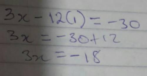 3x - 12y = -30 and x - 6y = -12