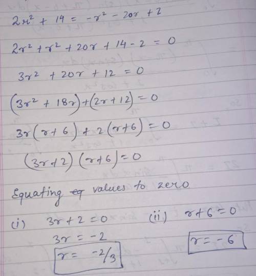 How do i solve this Quadratic equation by factoring
