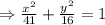 \Rightarrow \frac{x^2}{41}+\frac{y^2}{16}=1
