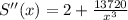 S''(x)=2+\frac{13720}{x^3}