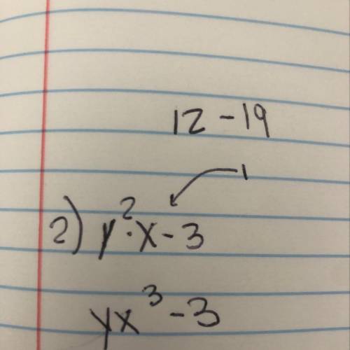 2) y2x-3 what is the answer
