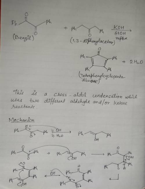 How might you synthesize the following compound using an aldol reaction? Draw the structure of the s