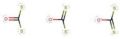 How many resonance structures are there for [S2CO]2- ?