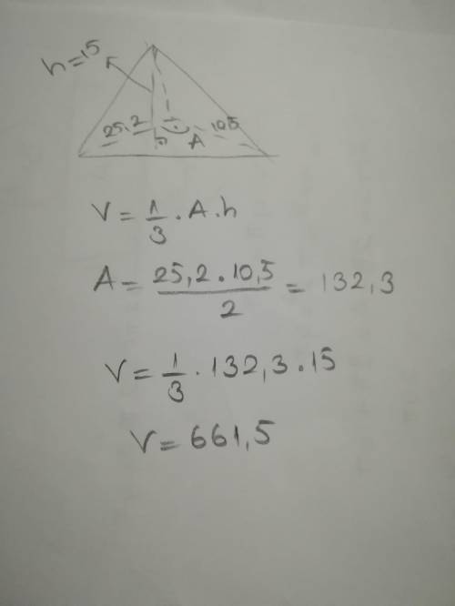 Find volume of triangular pyramid or prism.