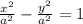\frac{x^{2}}{a^{2}}-\frac{y^{2}}{a^{2}} = 1
