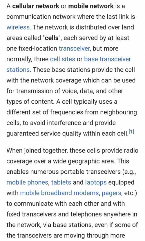Which of the following statements is true of wireless cellular networks