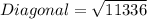 Diagonal=\sqrt{11336}