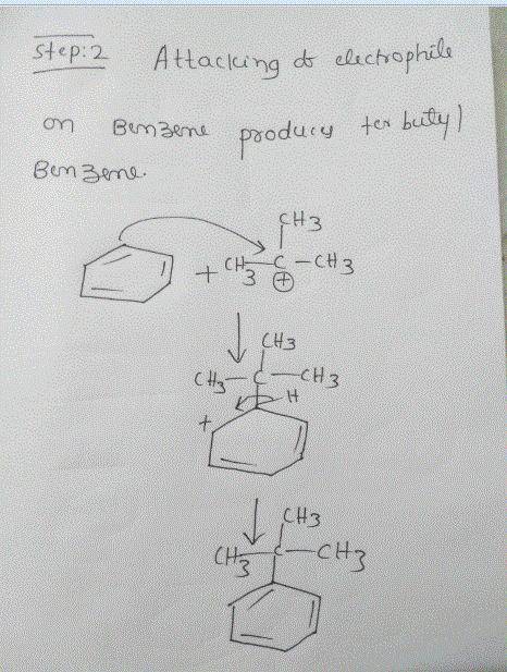 Practice Problem 18.48 When benzene is treated with 2-methylpropene and sulfuric acid, the product o