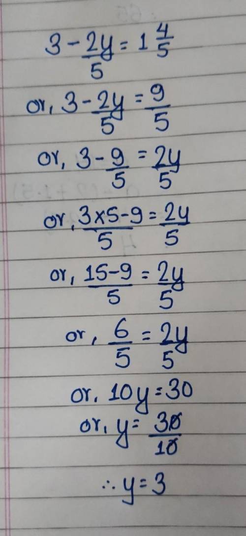 Easy question!!solve for Y