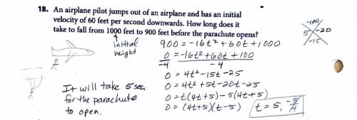 Read the real-world situation and substitute in values for the projectile motion formula. Then solve