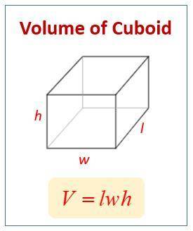 Which equation can be used to find the volume of this solid? 4 cm 5 cm TTT 3 cm) O V-3x5x4 O V-3+5+4