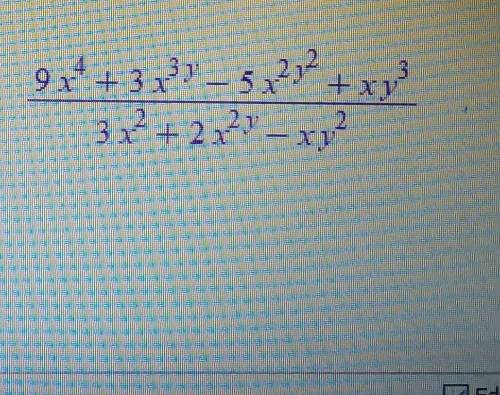 BRO PLS HELP I'M BEGGING Divide the following polynomials. Write your answer in order of descending
