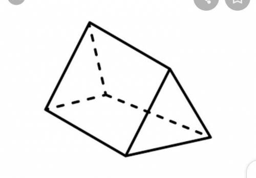 Which solid is a triangular prism? A shape with a triangle base and 3 triangular sides. A shape with