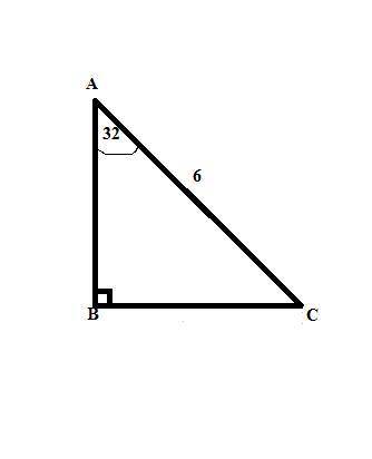 The figure below shows a triangular piece of cloth: Triangle ABC has angle ABC equal to 90 degrees a