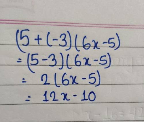 Which expressions are equivalent to 5+(-3)(6x-5)?

Choose all answers that apply:
(Choice A)
18x-20