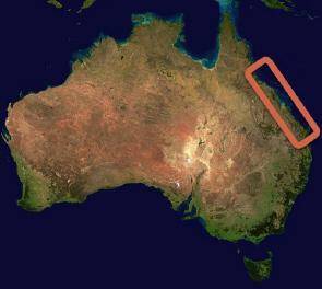 Which of Australia’s physical features is circled on the map above?

A.
the Central Lowlands
B.
the