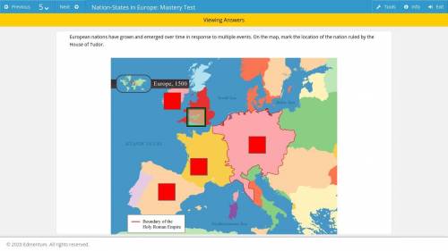 European nations have grown and emerged over time in response to multiple events. On the map, mark t