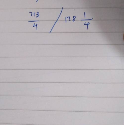• Write this number as a fraction: