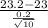 \frac{23.2-23}{\frac{0.2}{\sqrt{10} } }