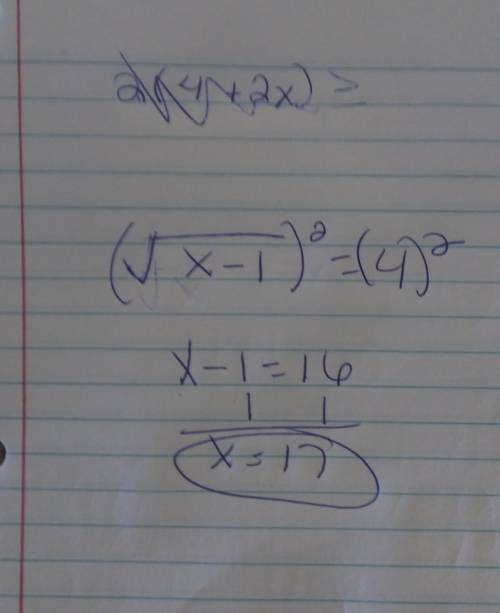 Can you solve this equationfind the value of x
