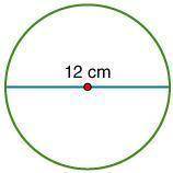 What is the circumference of the circle? (use 3.14 for pi )

18.84.98 cm36 cm37.68 cm37.7 cm