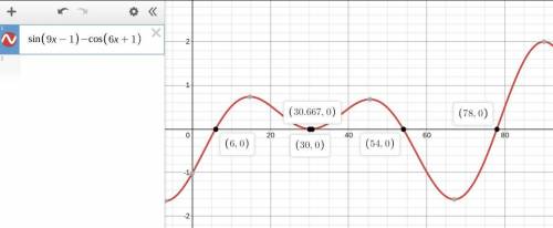 PLEASE HELP ME If 0 < z ≤ 90 and sin(9z − 1) = cos(6z + 1), what is the value of z? z = 3 z = 4 z