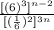 \frac{[(6)^3]^{n-2}}{[(\frac{1}{6})^2]^{3n}}