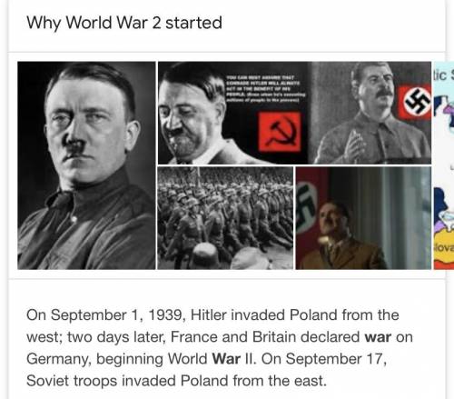 Who started world war 2