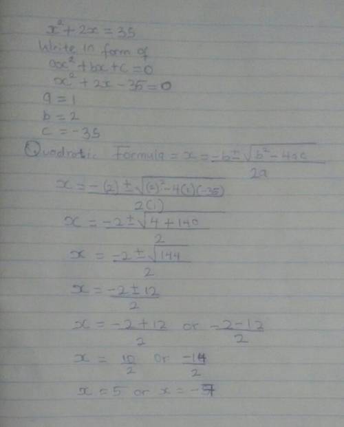 How do you solve quadratic equations by using the Quadratic
Formula?