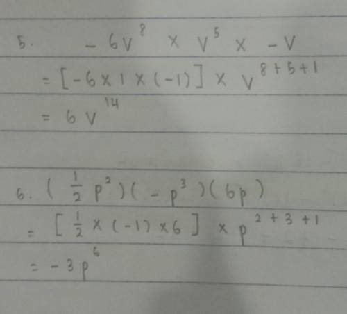 Please help me simplify these expressions