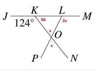 Ngland,

ales, Non-
K 8 (60
inutes)
In the diagram, angle OLM is twice as large as angle PON.
L
J
K