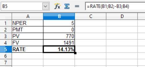 Solve for the unknown interest rate in each of the following: (Do not round intermediate calculation