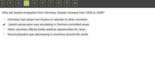 Why did Jewish emigration from Germany sharply increase from 1933 to 1939?

Germany had asked non-Ar