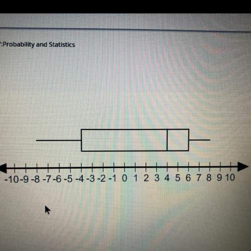 Using the box-and-whisker plot shown, find the quartile values q1 and q3
