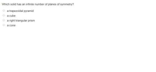Which solid has an infinite number of planes of symmetry?