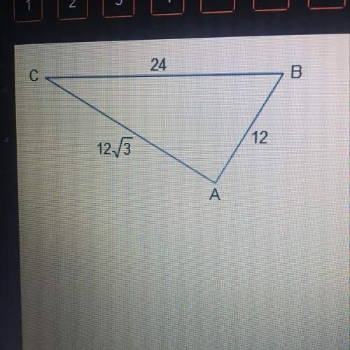 What is the angle measure of triangle abc?