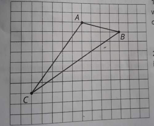 3. if you were to describe a reflection of triangle abc, whatinformation would you need to inc