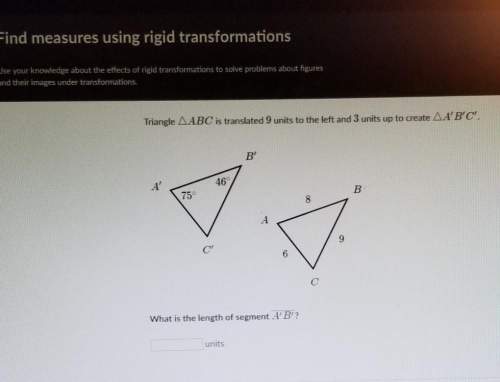 Can someone me on this geometry question ? ? "finding measures using rigid transformations".