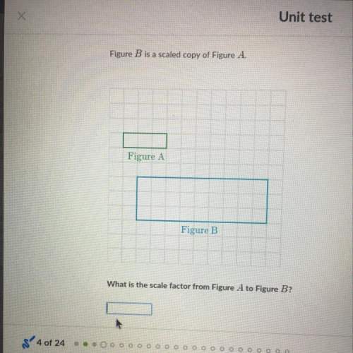 Figure b is a scaled copy of figure a. what is the scale factor from figure a to figure