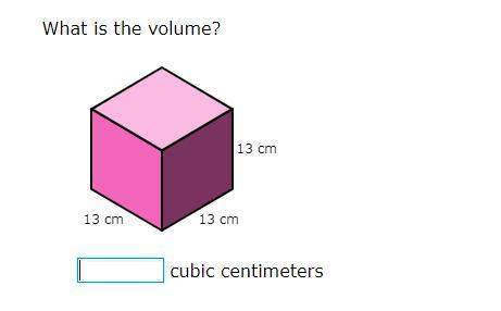 What is the volume?  cubic centimeters