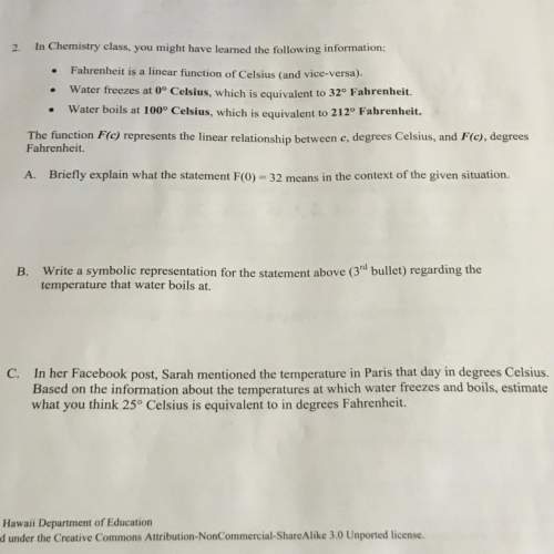 Algebra 2 need on answer ( a,b,c )