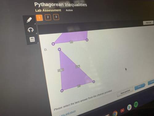 Ineed . using pythagorean inequalities, determine which is given triangle is acute.
