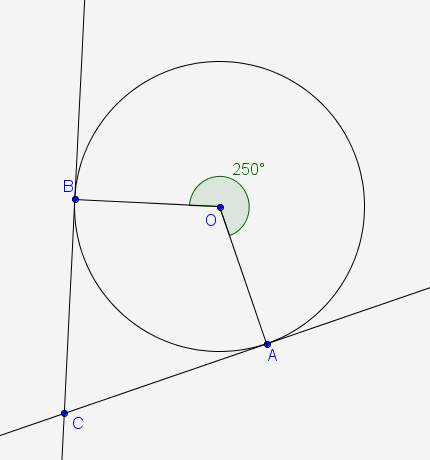 Point o is the center of the circle in the diagram. what is m∠bca?